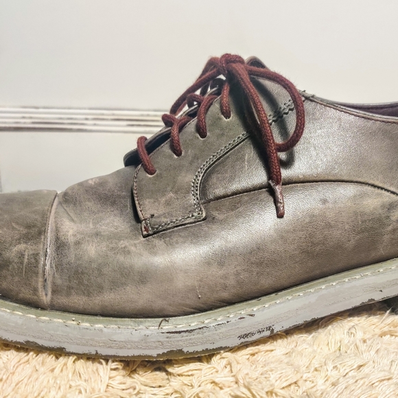 Ted Baker Aokii-2 Distressed Grey Loafers